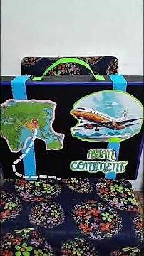 DIY travel suitcase #crafts #diy