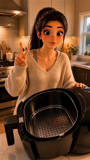 THIS CLEANED MY AIR FRYER 😳