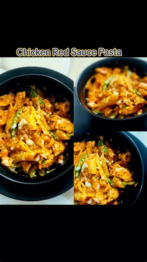Chicken Red Sauce Pasta It tastes so delicious💗💗