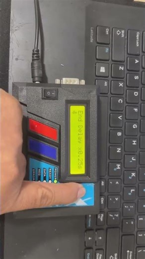 Configuration the USB reader for Toyota embroidery machine.