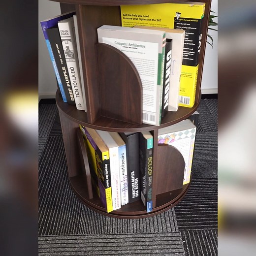 Is there any way to organize my books and CDs together? You need this rotating storage rack for easy access!  #YowosStyle #Yowosfurniture #livingroom #homedecor #bookcase Click on the link to get it: https://yowos.com/collections/bookcase/products/rotating-bookshelf-360-degree-storage-rack | Yowos | Facebook