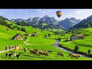 Appenzell Switzerland 🇨🇭 8K – Cowbell Country with Fairytale Hamlets and Countryside Farms