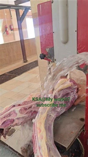 Amazing Camel neck meat cutting by Machine process #shortvideo 😱