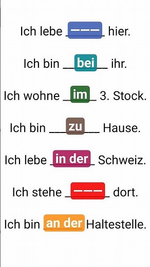 A1, A2, B1 - Learn German, #grammar, German grammar, #preposition #learnGerman #articles