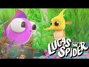 Dimples and Weebiscuit's Friendship + More Lucas The Spider Cartoons for Kids