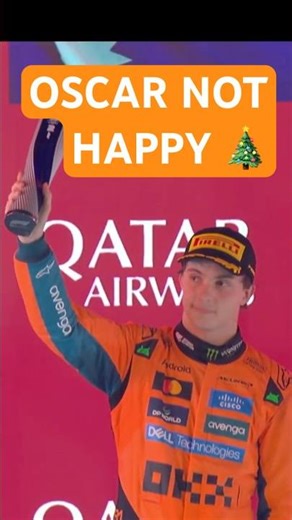 Piastri Accepting P2 Like a Terrible Christmas Gift 🎄😂 #oscarpiastri #qatargp