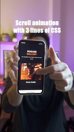 Scroll Animations with Only 3 Lines of CSS #css #cssanimation #csstricks #frontend