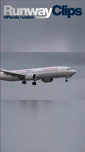 Copa Airlines “Get Tested” Livery Boeing 737 Landing at Miami Int’l Airport – Plane Spotting