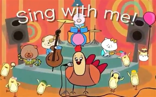 趣味动作英文儿歌Action song带字幕