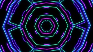 Download Abstract light neon laser show on black background for free