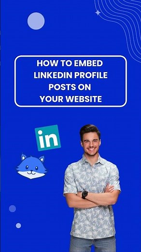 Embed LinkedIn Profile Posts on your website using a widget