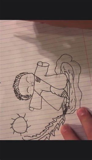 Drawing Tanjiro Blending Breathing Techniques!