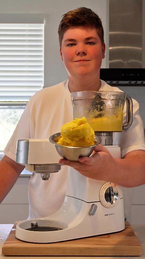Easy Mango Sorbet Recipe with 3 Ingredients