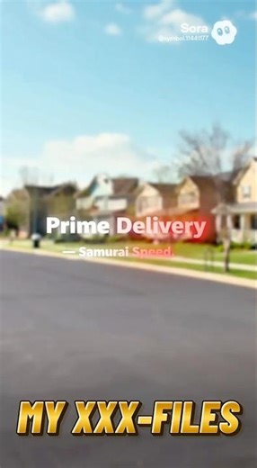 Samurai Amazon Delivery — Red Armor SK (15s Short Movie)