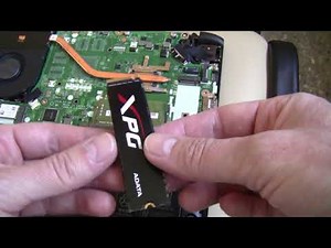 How to install SSD M2 in a laptop