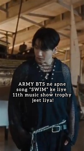 BTS Wins 11th Trophy for “SWIM” + Triple Crown on M Countdown 🔥💜 #btsshorts