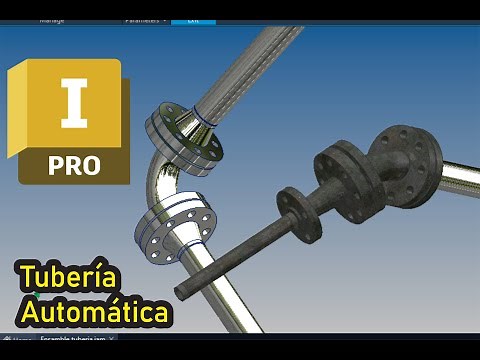 como Generar Tubería en Autodesk Inventor (Tube and Pipe)