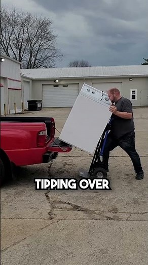 Load & Unload HEAVY Appliances?! #shorts