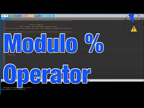Modulo Operator % in C Programmieren