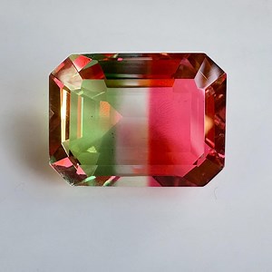 Tri Color Tourmaline Faceted Octagon Cut Stone - Price per Piece - Etsy