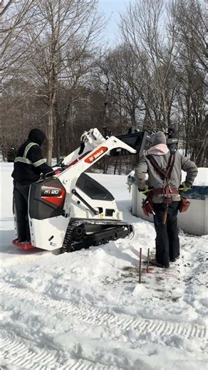 Driving Helical piles through the frost in CT #ct #helicalpiles