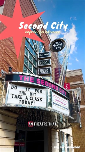 Second City is never done, never outdone. Since 1959, this legendary comedy theater has been at the forefront of improv and sketch, launching the careers of some of the biggest names in entertainment. (Tina Fey, Catherine O'Hara, Eugene Levy, Bill Murray, Dan Aykroyd, Stephen Colbert, John Belushi... the list goes on and on!) The name “Second City” actually comes from a famous nickname for Chicago. What started as a slight quickly became a badge of honor for the theater, a symbol of creativity a