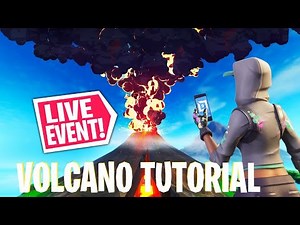 How To Make A VOLCANO ERUPT *Live Event* In Fortnite Creative!