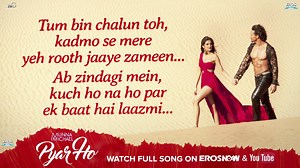 14K views · 674 reactions | Let your heart sing to the one you Love...#PyarHo ❤ Groove to full track now - bit.ly/PyarHoErosNow Tiger Shroff Nidhhi Agerwal Sunidhi Chauhan Vishal Mishra #sabbirkhan Viki Rajani EROS Music Munna Michael | Eros Now | Facebook