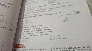 Shadow moves on screen when (i) the source moves parallel to th... | Filo