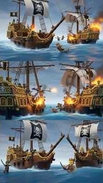 1,000 Frames of Fury: LEGO Pirate Ship Battle Stop Motion