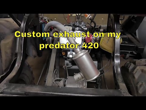 Muffler sound test on Predator engine