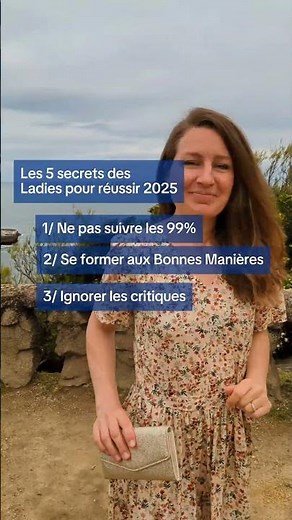 LES 5 SECRETS des LADIES pour RÉUSSIR en 2025 avec ÉLÉGANCE, et DISTINCTION dans tous les DOMAINES