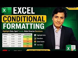 Excel Conditional Formatting Tutorial for Beginners | Highlight Data Automatically #excel #exceltips