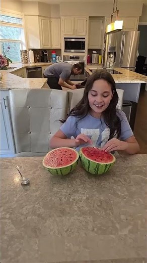 Watermelon prank works every time