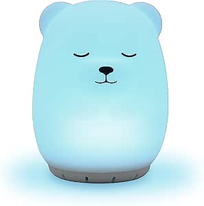 Mindfulness 'Breathing Bear' | 4-7-8 Guided Visual Meditation Breathing Light | 3 in 1 Device with Night Light & Noise Machine for ADHD Anxiety Stress Relief Sleep - Gift Kid Adult Women Men