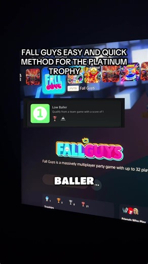 How to pop Low Baller and Infallible in Fall Guys RIGHT NOW #trophyhunting #sullysyde #platinumtrophy #fallguys
