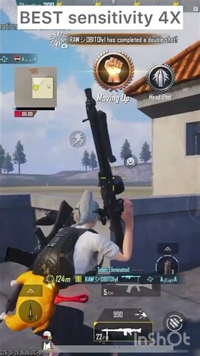 Perfect 4x Scope Sensitivity for Long Spray 🔥 bgmi