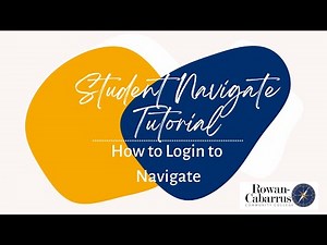 Student Navigate Tutorial: How to Log In to Navigate