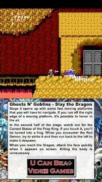 U Can Beat Video Games - Ghosts 'n Goblins - Slay the Dragon