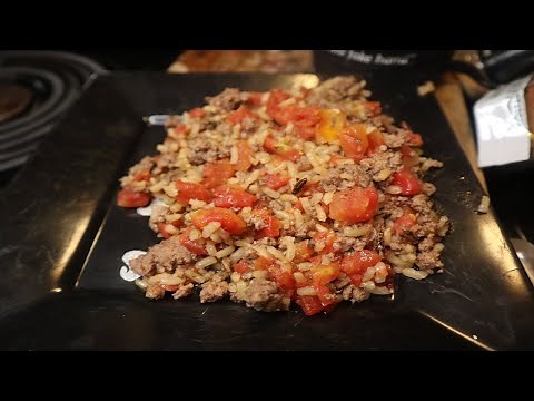 Ground Beef & Rice - With Rotel