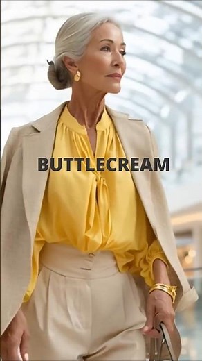 Stop Wearing Bright Yellow After 50 (Try This Instead) #SpringFashion #Over50Style