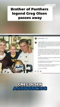 Brother of Panthers legend Greg Olsen dies: 'Our family is devastated'
