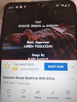 sesame street bedtime with Elmo ending credits