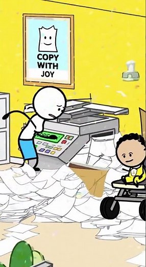 The Copy Machine FROM HELL 💛🖨️😂 | #shorts