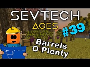 Minecraft - Rustic Craft grapes into wine - SevTech Ages #39