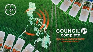 Ang mga rice farmers natin ay Saludo sa KUMPLETONG pamatay-damo! Pakinggan ang kanilang mga testimonials kung bakit Council Complete ang pre-emergent herbicide na pinili nila para sa kanilang mga palayan. #CouncilComplete #PreEmergentHerbicide #Bayer #Rice | Bayer Crop Science Philippines