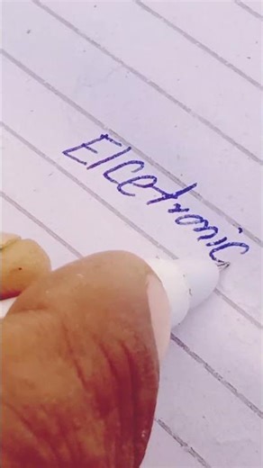 electronic handwriting#electronic letter#writing electronic