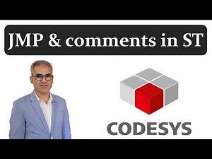 CODESYS: JMP instruction and Comments in Structured text (ST) #codesys #plcprogramming #iec61131