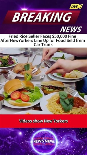 Fried Rice Seller Fines $50,000 for Selling from Car Trunk#news #breakingnews #foryou
