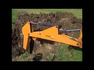 Woods 1050 Backhoe Mounted on a John Deere 6403 Tractor